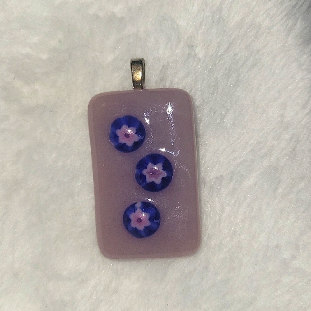 Handcrafted Blown Glass Pendant